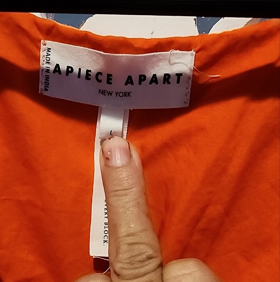 Apiece Apart Rosarito Mini Dress Women Casual Button Down Sleeveless Size Large - Picture 11 of 11